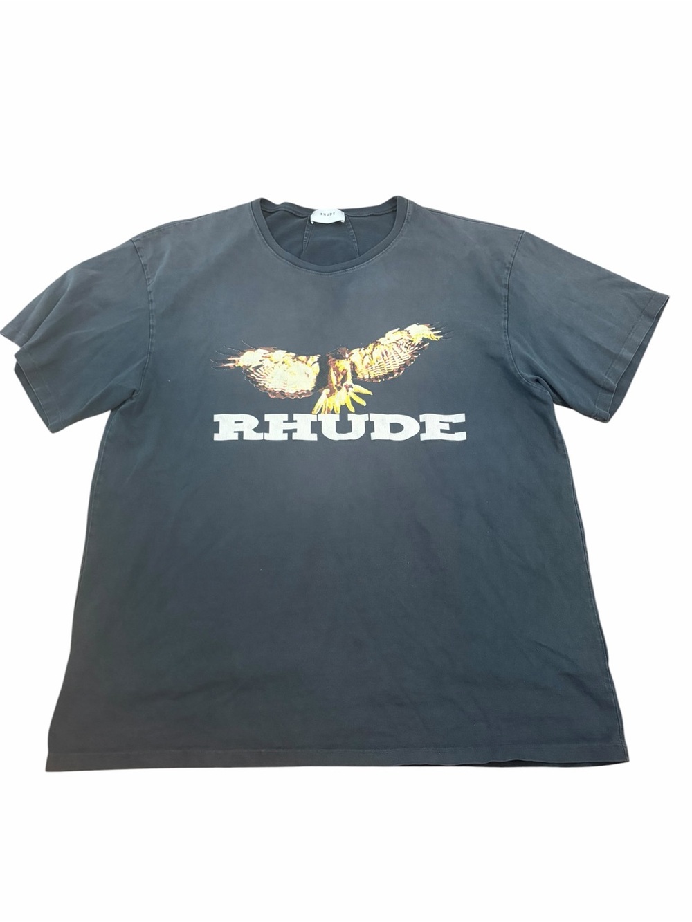 Rhude eagle dark grey mens L shirt